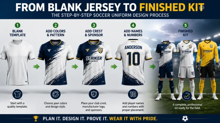 How to Design Custom Soccer Uniforms: A Coach’s Step-by-Step Guide