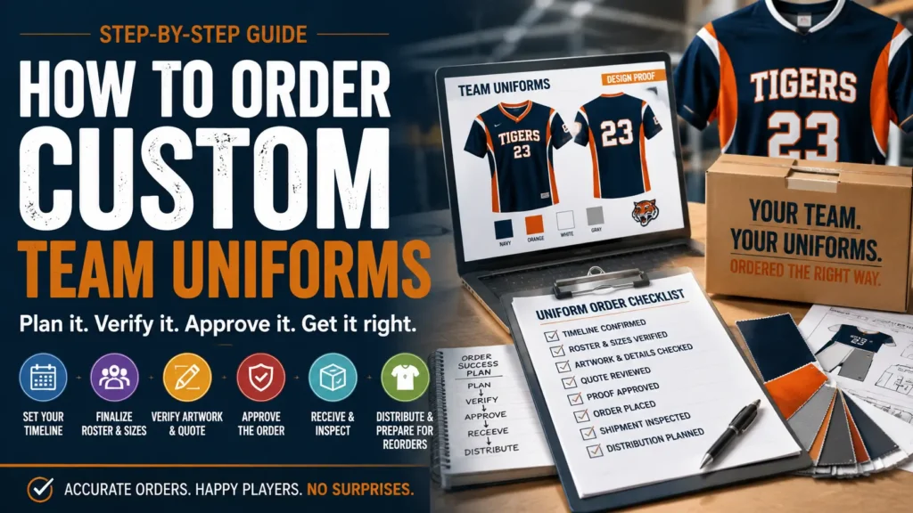 How to Order Custom Team Uniforms