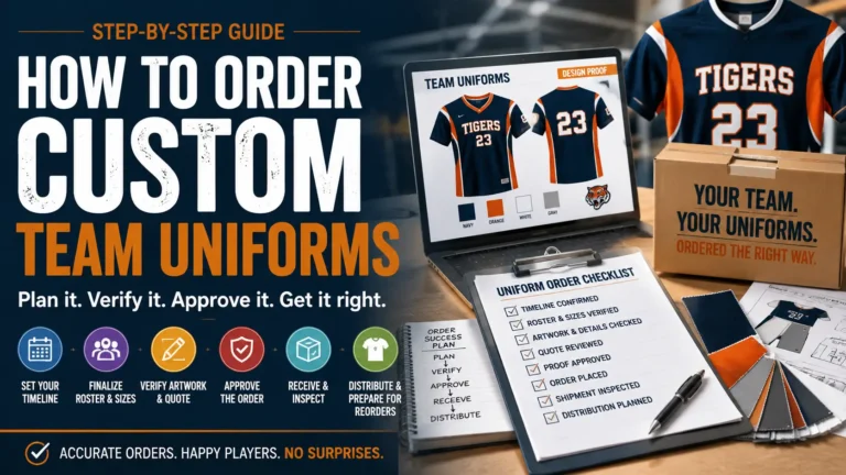 How to Order Custom Team Uniforms
