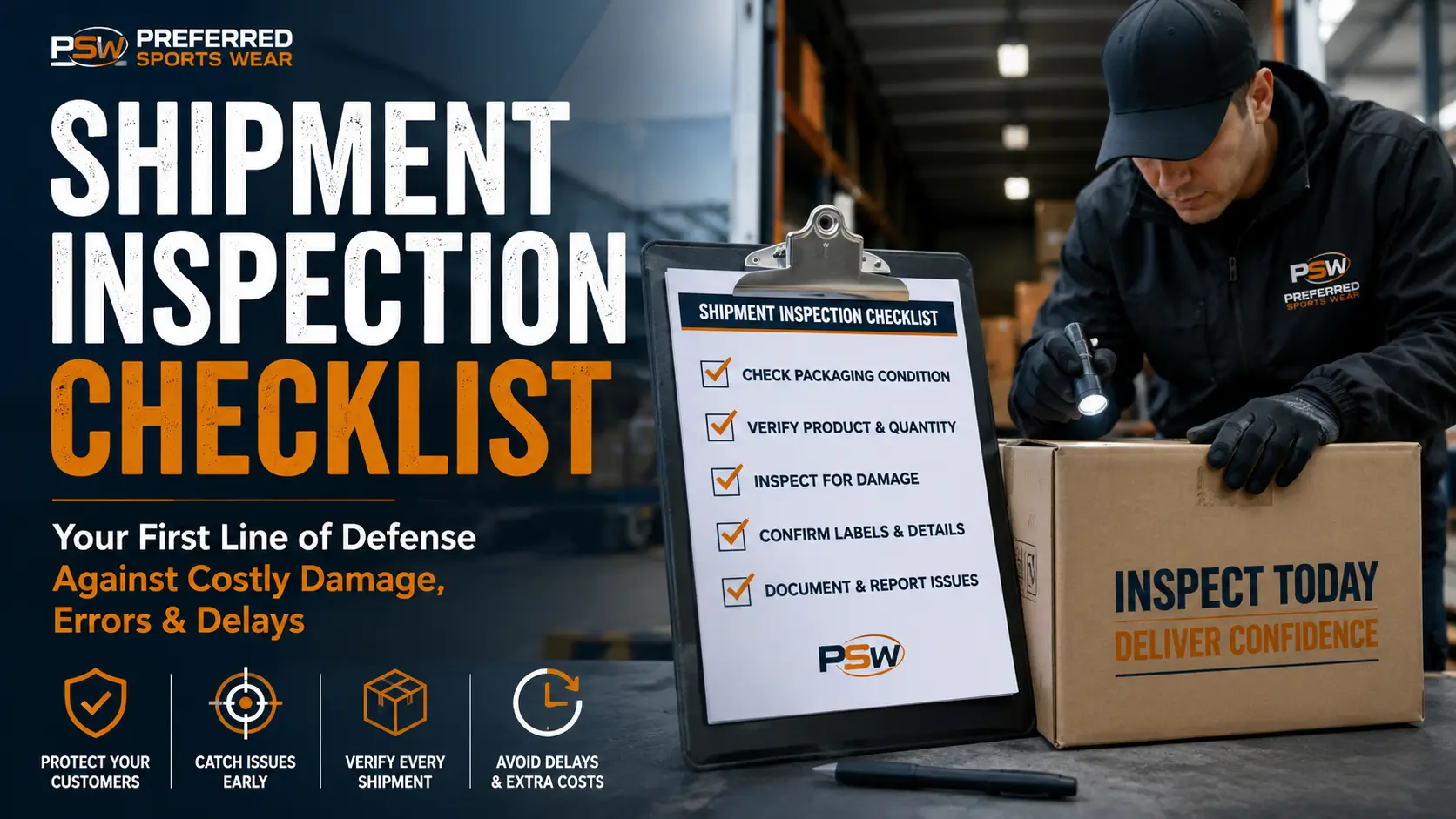 Uniform Shipment Inspection Checklist
